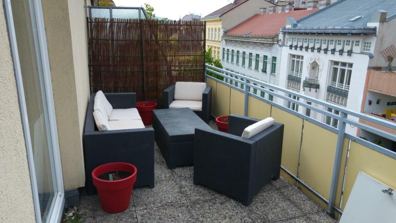 Apartment Visit Vienna Roof Terrace Morning Sun Kültér fotó